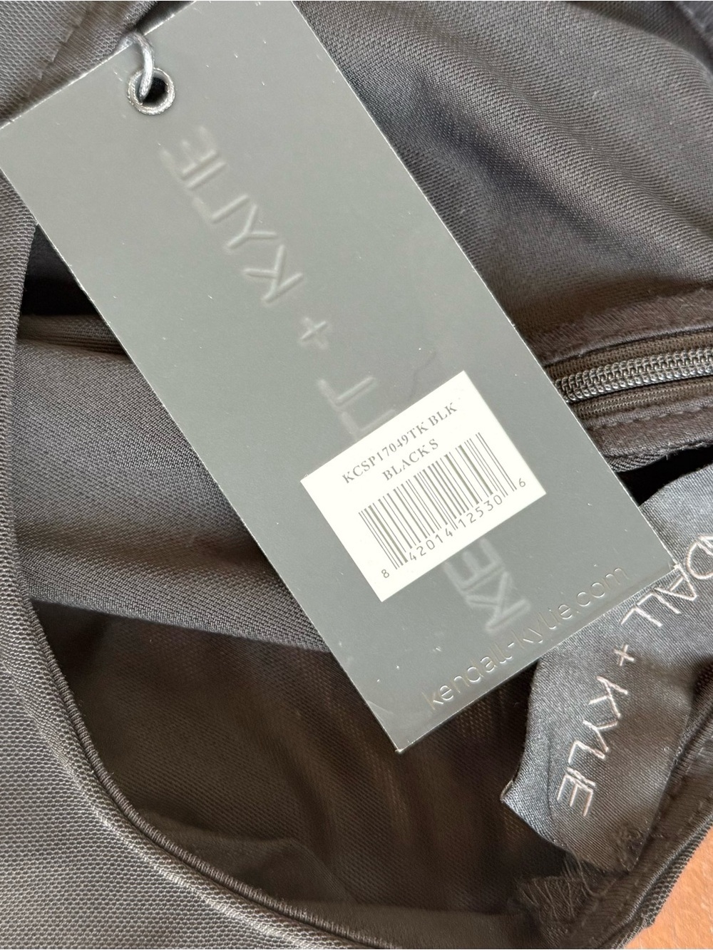 Kendall & Kylie Black Long-Sleeve Sheer Panel Bodysuit - Picture 5 of 5